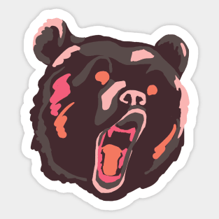 Top Left Corner Bear Sticker